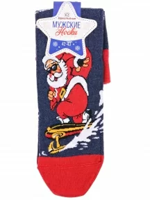 Мужские носки Брестские (БЧК), 20С2146, рис. 483, ТЕМНО-СИНИЕ МЕЛАНЖ