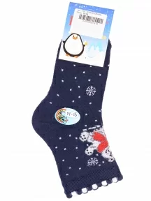 Детские махровые носки LORENZline, Л62, ТЕМНО-СИНИЕ