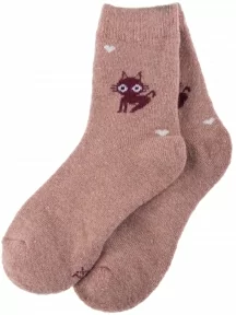 Детские махровые носки Hobby Line, 7617-6, КОРАЛЛОВЫЕ