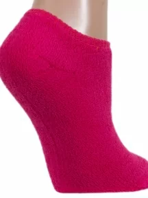 Женские короткие махровые носки ХОХ, GZ-3R9, МАЛИНОВЫЕ