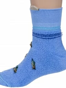 Детские махровые носки LORENZline, Л3, ГОЛУБЫЕ