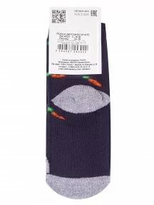 Детские махровые носки "Красная ветка", С-1619, СИНИЕ