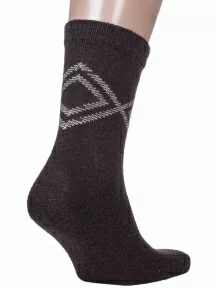 Мужские теплые носки Hobby Line, 6289, ТЕМНО-КОРИЧНЕВЫЕ