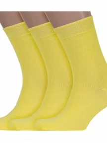 Комплект из 3 пар носков ХОХ, 3-X-3R15, ЖЕЛТЫЕ