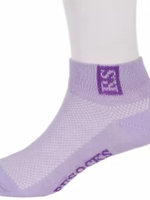 Детские носки с сеточкой RuSocks (Орудьевский трикотаж), Д-36, СВЕТЛО-СИРЕНЕВЫЕ с фиолетовым