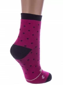 Детские махровые носки Альтаир, С112, РОЗОВО-ЧЕРНЫЕ