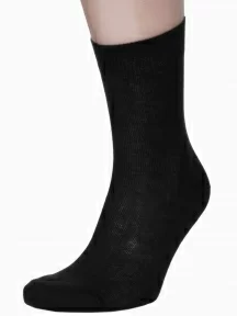 Мужские носки из 100% хлопка "НАШЕ" Смоленской чулочной фабрики, 5С40, рис. 1, ЧЕРНЫЕ №1