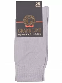 Мужские носки GRAND LINE, М-150, СЕРЫЕ