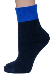 Женские махровые носки RuSocks (Орудьевский трикотаж) ТЕМНО-СИНИЕ (Ж-2331)