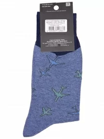 Мужские носки "Красная ветка", С-1301, ДЖИНС МЕЛАНЖ