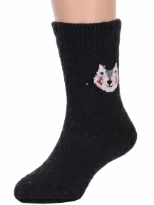 Детские теплые махровые носки Hobby Line, Ндад7622-1, ЧЕРНЫЕ