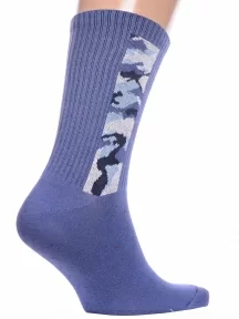 Мужские спортивные носки "Борисоглебский трикотаж", 4С246, ДЖИНСОВЫЕ