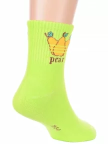 Детские спортивные носки Hobby Line, Ндх3592-07, САЛАТОВЫЕ