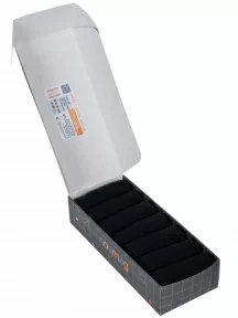 Набор из 7 пар мужских носков Flappers Peppers, 7-1МБ19-0, черные