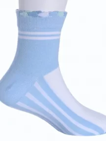 Детские укороченные носки LORENZline, Л1, ГОЛУБЫЕ