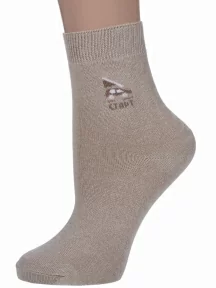 Детские носки "НАШЕ" Смоленской чулочной фабрики, 5С32, рис. 1, БЕЖЕВЫЕ №52-1