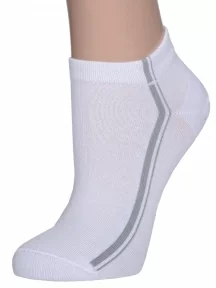 Женские короткие носки LORENZline, С8, БЕЛЫЕ