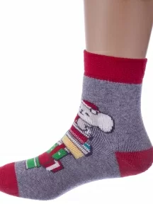 Детские махровые носки Брестские(БЧК), 14С3060, рис. 893, СЕРЫЕ МЕЛАНЖ