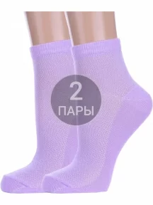 Комплект из 2 пар детских носков Альтаир, 2-Д82, СИРЕНЕВЫЕ