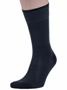 Набор мужских носков из мерсеризованного хлопка, 6 пар (ТМ Sergio di Calze), PG-17SC4-6, ЧЕРНЫЕ