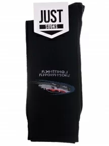 Мужские носки "Красная ветка", С-2071, ЧЕРНЫЕ