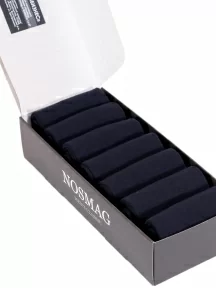 Набор из 7 пар мужских носков "Бизнес" (RuSocks / Орудьевский трикотаж), РуС-7, темно-синие