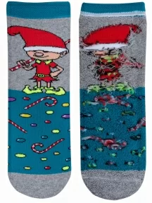 Детские махровые носки "Красная ветка", С-627, ЗЕЛЕНЫЕ