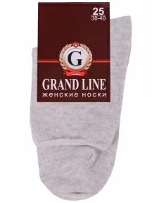 Женские носки со льном GRAND LINE, ЖЛ-13, ЛЕН