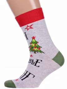 Мужские носки Брестские (БЧК), 20С2146, рис. 481, СВЕТЛО-СЕРЫЕ МЕЛАНЖ