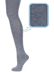 Детские колготки RuSocks (Орудьевский трикотаж) СВЕТЛО-СЕРЫЕ (ДК3-13486Д)