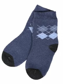 Детские махровые носки RuSocks (Орудьевский трикотаж), Д-49, СИНИЕ