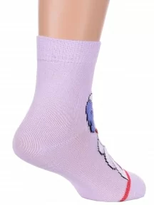 Детские носки Брестские (БЧК), 20С3079, рис. 8002, БЛЕДНО-СИРЕНЕВЫЕ