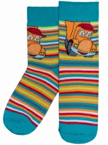 Детские носки Брестские (БЧК), 14С3081, рис. 449, ИЗУМРУД