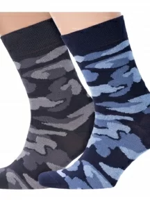 Комплект из 2 пар мужских носков Брестские (БЧК), 2-16С2126, микс 1