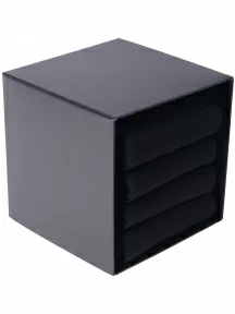 Набор мужских гольфов из мерсеризованного хлопка, 4 пары (ТМ Sergio di Calze), PG-19SC1-4, ЧЕРНЫЕ