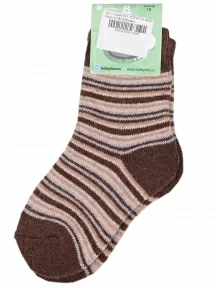 Детские теплые махровые носки Hobby Line, Ндам7630, КОРИЧНЕВЫЕ