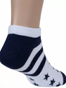 Детские носки "Красная ветка", С-1745, СИНЕ-БЕЛЫЕ
