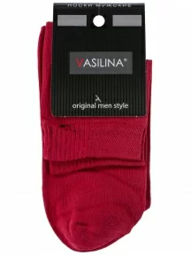Мужские носки VASILINA, 3С4115, БОРДОВЫЕ