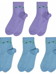 Комплект из 5 пар детских бамбуковых носков LORENZLine, 5-Л59, микс 5