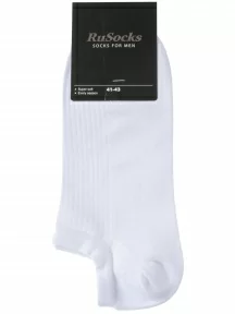 Мужские ультракороткие носки RuSocks (Орудьевский трикотаж), М3-23716, БЕЛЫЕ