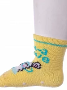 Детские носки Conte kids, 7С-54СП, рис. 470, СВЕТЛО-ЖЕЛТЫЕ