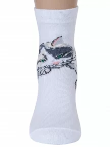 Детские носки "Красная ветка", С-559, БЕЛЫЕ