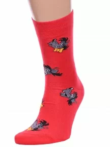 Мужские носки Брестские (БЧК), 23С2155, рис. 498, ВИШНЕВЫЕ