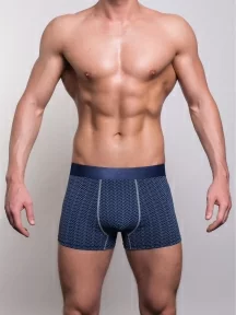 Мужские бамбуковые трусы-боксеры SD (by Salvador Dali), SD2040-1, СИНИЕ