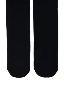 Женские махровые колготки DEA MIA COTTON 600 (БЧК) ЧЕРНЫЕ (15С1466)