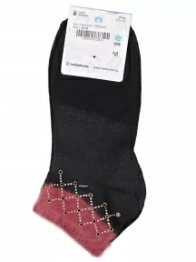 Женские махровые носки Hobby Line, Нжму1001, ЧЕРНЫЕ