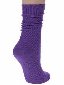 Женские высокие носки без резинки Брестские (БЧК), 19С1109, рис. 229, ЛИЛОВЫЕ