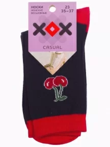 Женские носки ХОХ, G-3R16, ТЕМНО-СИНИЕ