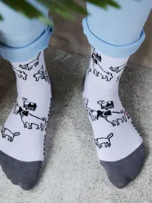 Носки unisex St. Friday Socks "Бессовестные псы, питерские" (anton-1075-02)