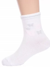 Детские носки "Борисоглебский трикотаж", 8С234, БЕЛЫЕ